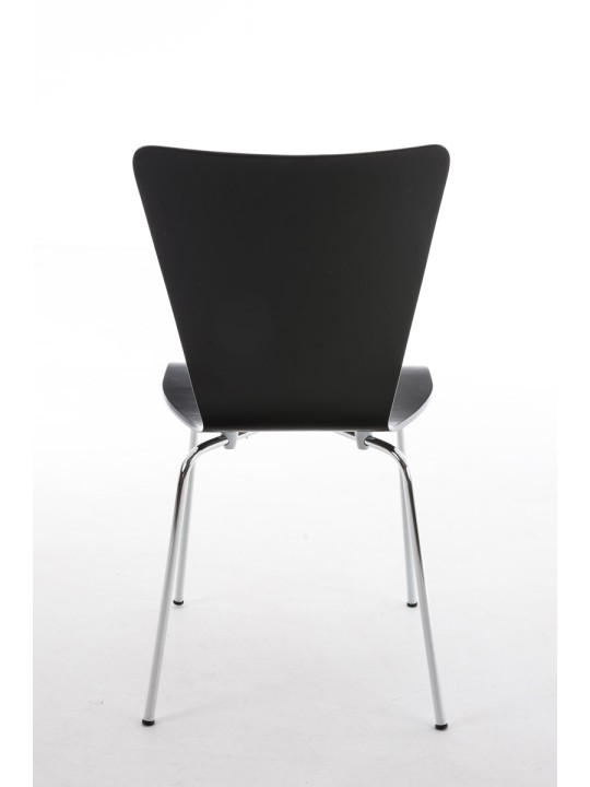 Conjunto de 2 cadeiras para visitantes Aaron, preto