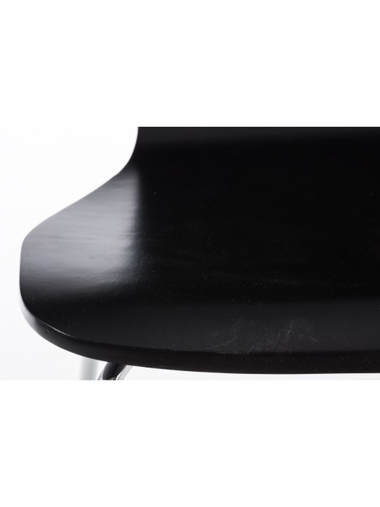 Conjunto de 2 cadeiras para visitantes Aaron, preto