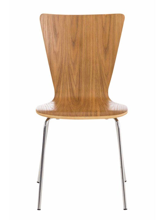 Conjunto de 2 cadeiras para visitantes Aaron, carvalho