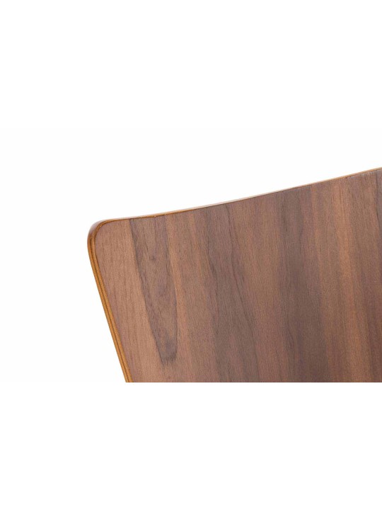 Conjunto de 2 cadeiras para visitantes Aaron, nogueira