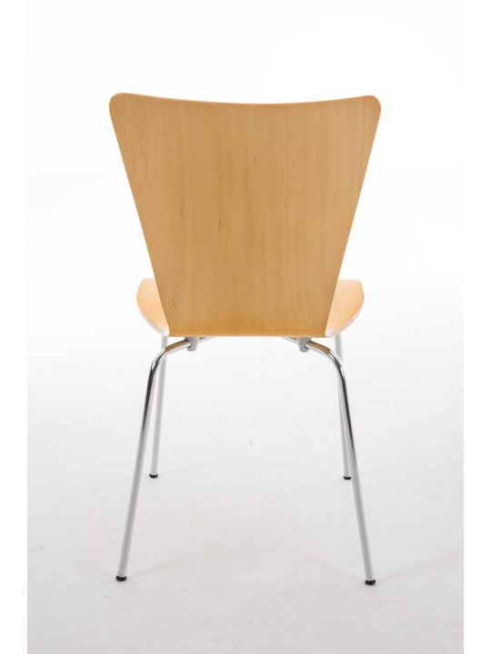 Conjunto de 4 cadeiras para visitantes Aaron, natural