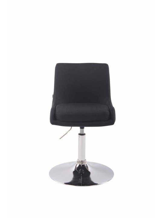 Tecido de clube de espreguiçadeira, preto