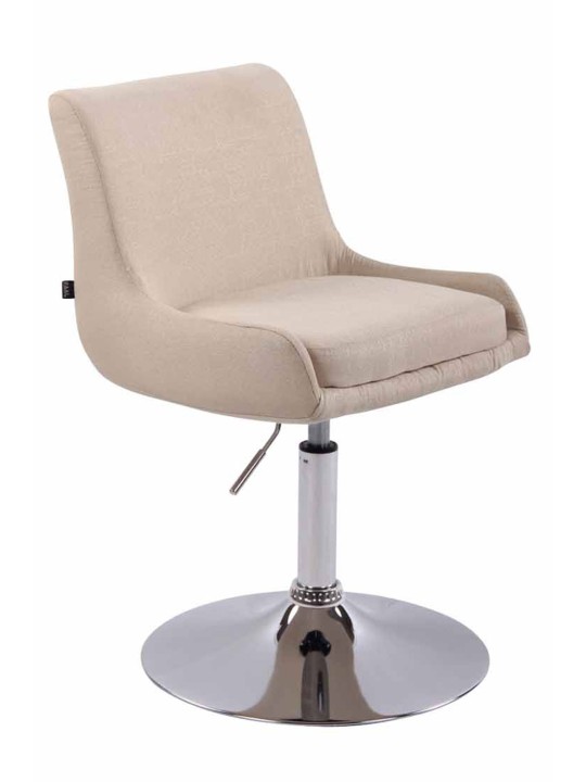 Tecido de clube de espreguiçadeira, creme