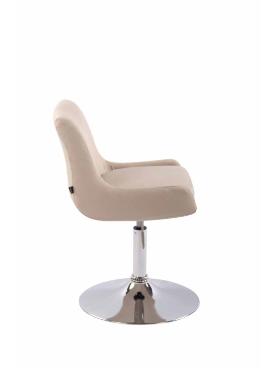 Tecido de clube de espreguiçadeira, creme