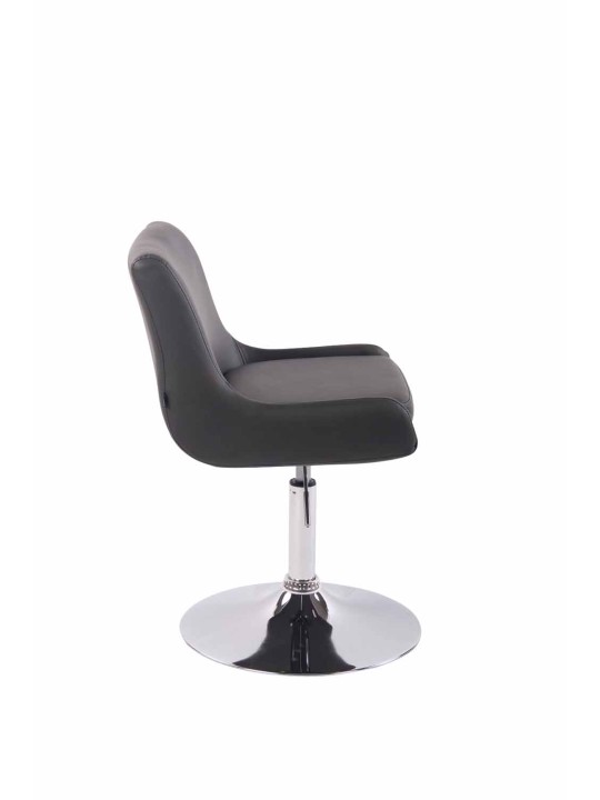 Espreguiçadeira Club couro sintético, cinza