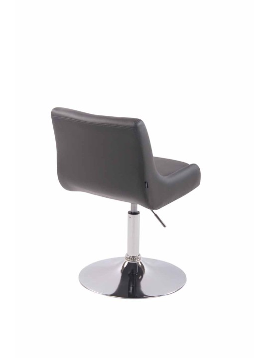 Espreguiçadeira Club couro sintético, cinza