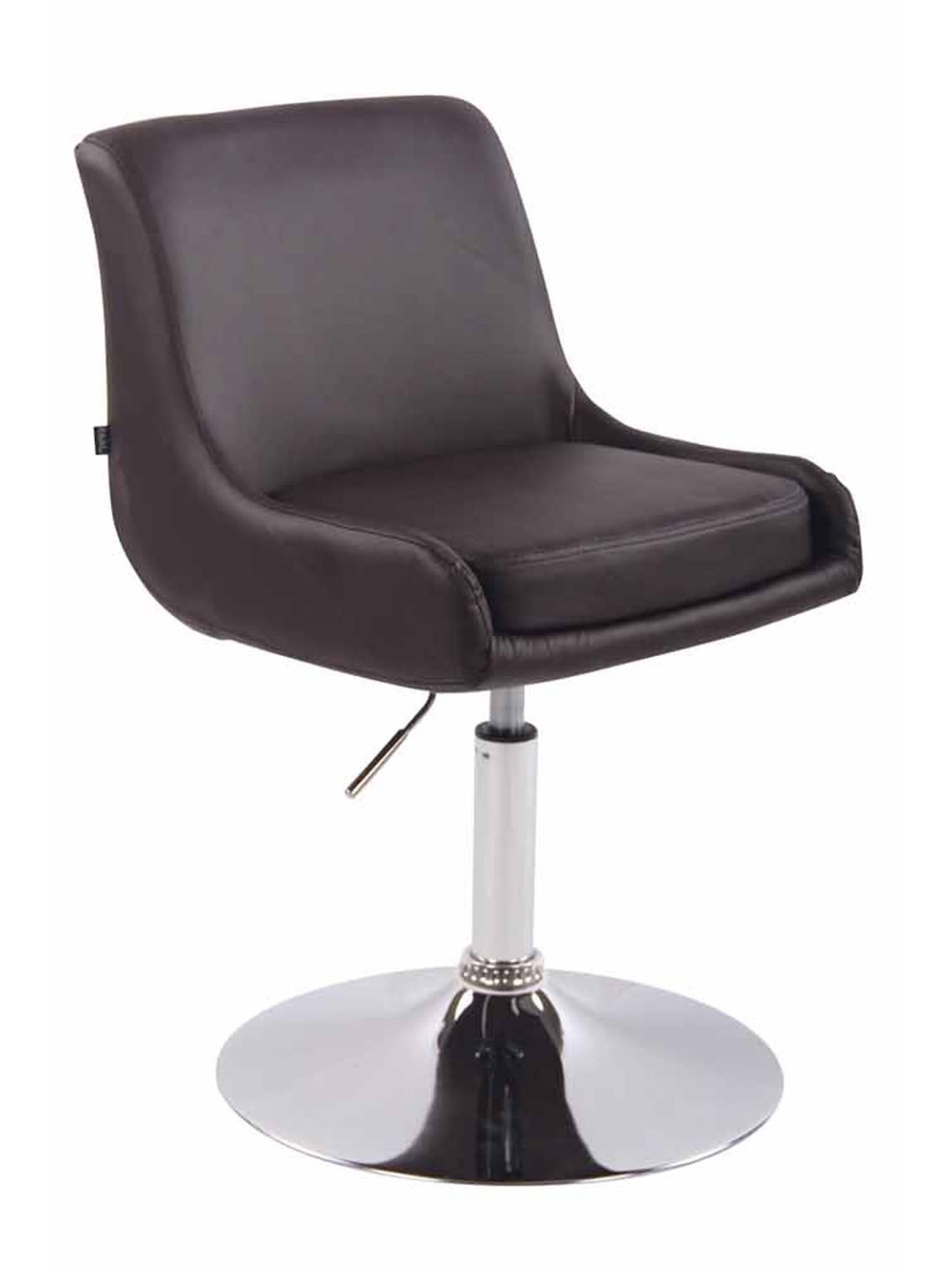 Espreguiçadeira Club couro sintético, castanho