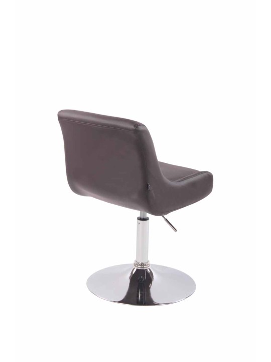 Espreguiçadeira Club couro sintético, castanho Espreguiçadeira Club couro sintético, castanho