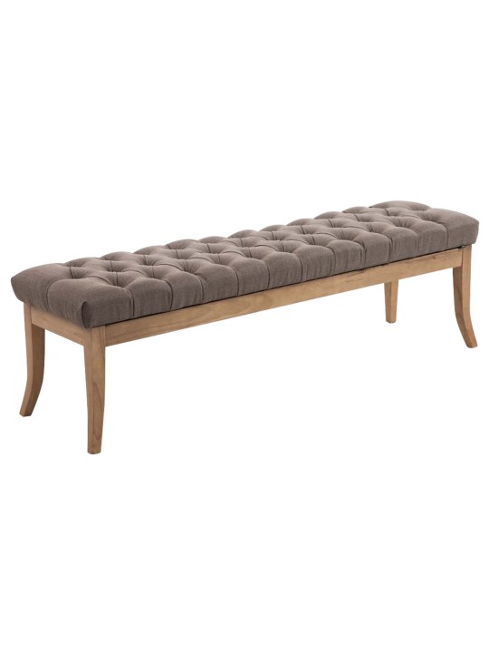 Banco Ramsés tecido antigo-light 150, taupe Banco Ramsés tecido antigo-light 150, taupe