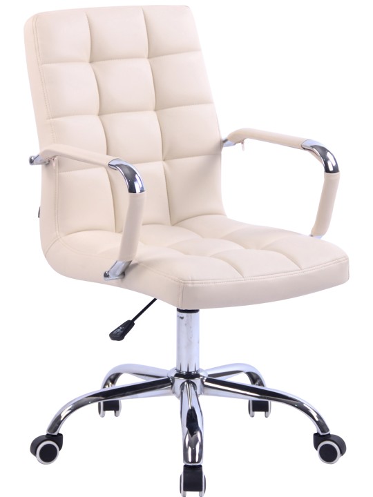 Cadeira de escritório Deli, creme