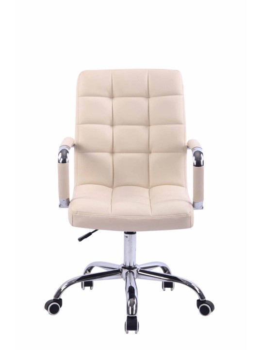 Cadeira de escritório Deli, creme