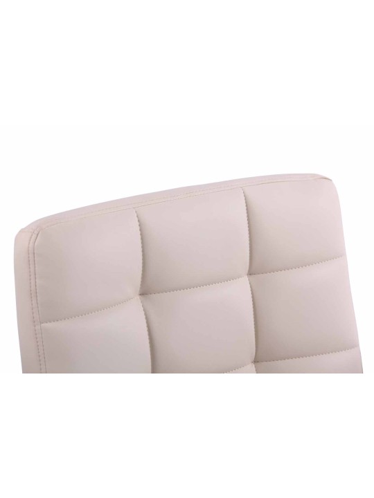 Cadeira de escritório Deli, creme