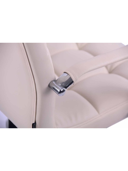 Cadeira de escritório Deli, creme