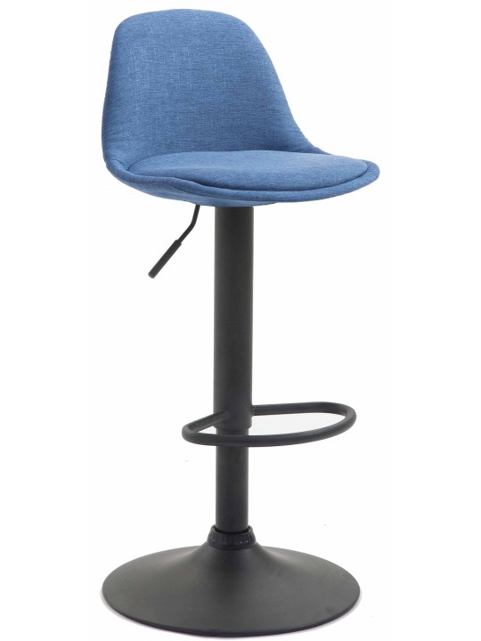 Banqueta alta tecido Kiel, azul