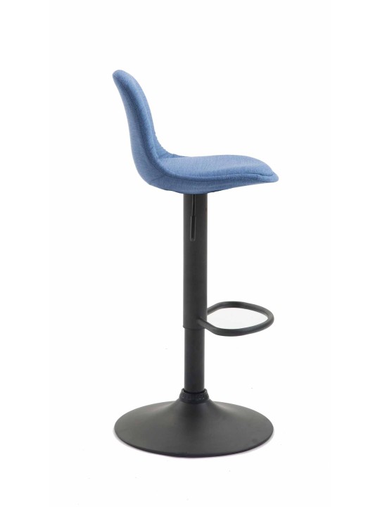 Banqueta alta tecido Kiel, azul