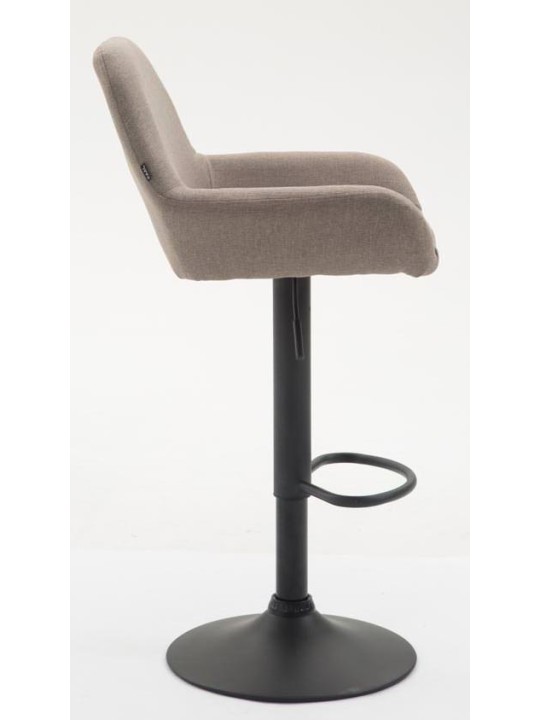 Conjunto de 2 bancos altos tecido Braga, taupe Conjunto de 2 bancos altos tecido Braga, taupe