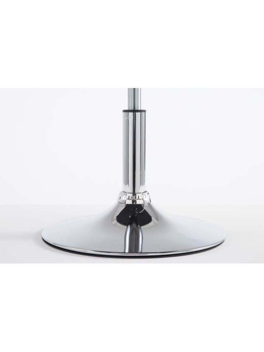 Conjunto de 2 bancos altos Palma V2 imitação de couro, branco