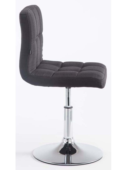 Conjunto de 2 bancos altos em tecido Palma V2, preto Conjunto de 2 bancos altos em tecido Palma V2, preto