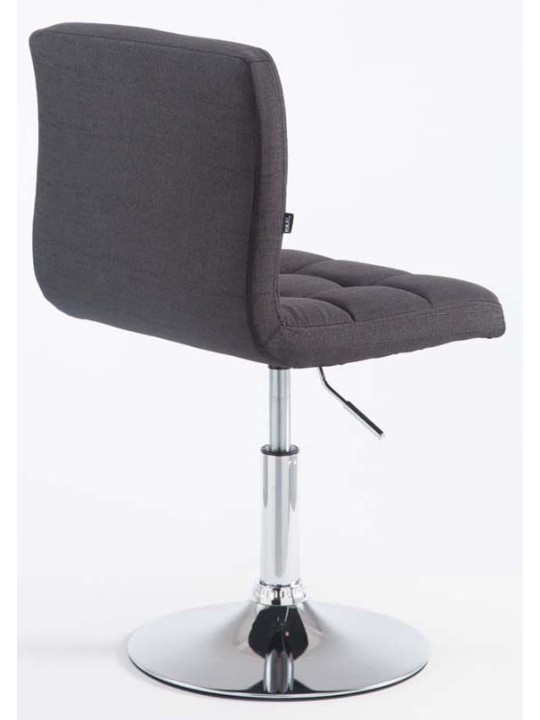 Conjunto de 2 bancos altos em tecido Palma V2, preto Conjunto de 2 bancos altos em tecido Palma V2, preto