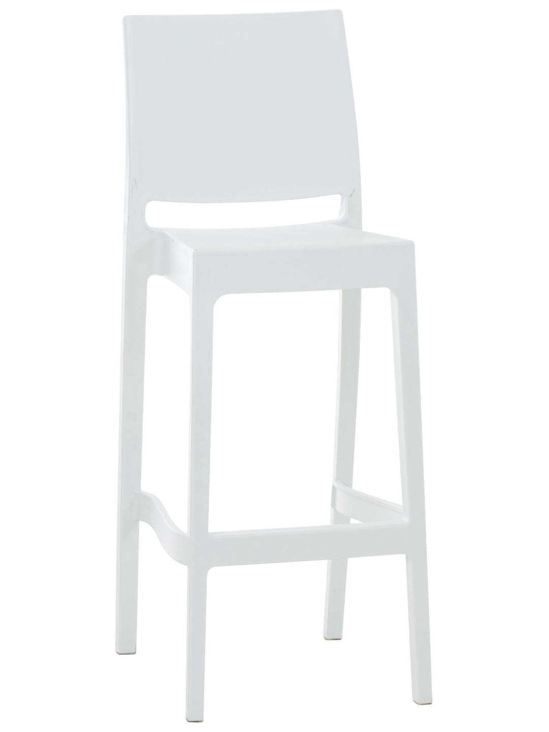 Banqueta alta Maya, branco