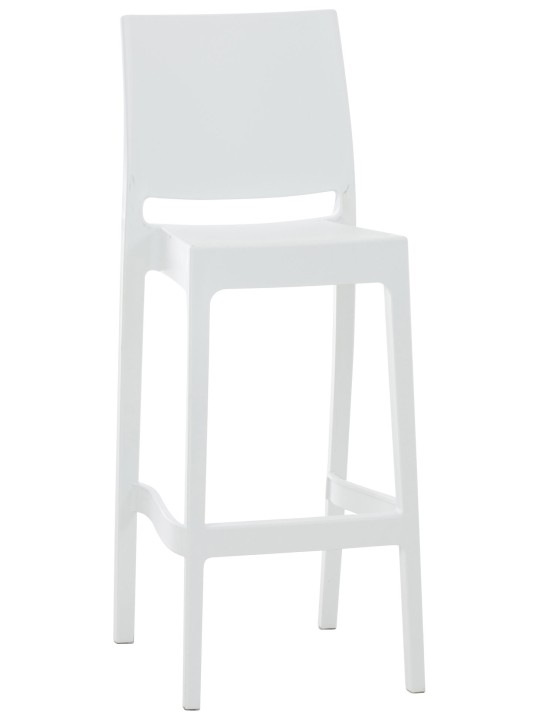 Banqueta alta Maya, branco