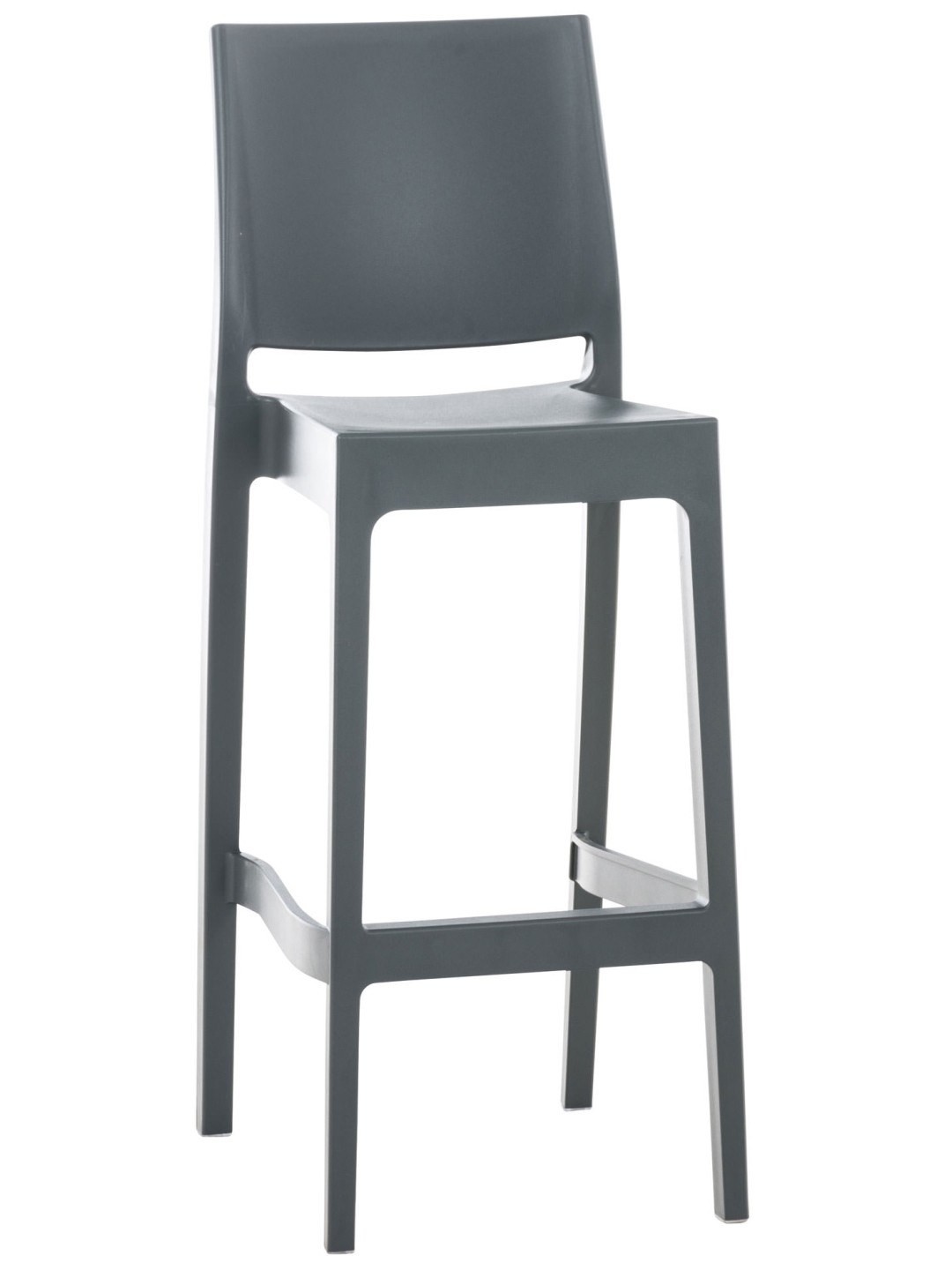 Banqueta alta Maya, cinza escuro