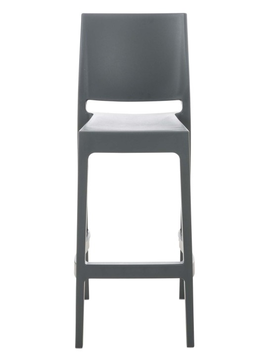 Banqueta alta Maya, cinza escuro