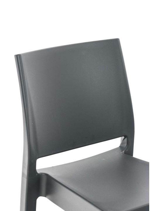 Banqueta alta Maya, cinza escuro