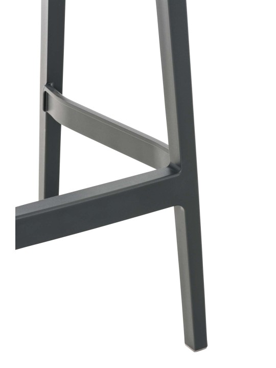 Banqueta alta Maya, cinza escuro