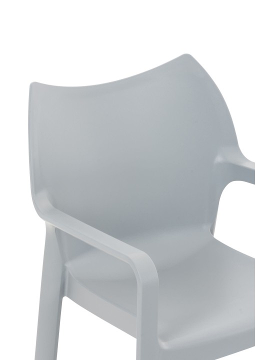 Cadeira DIVA, cinza claro