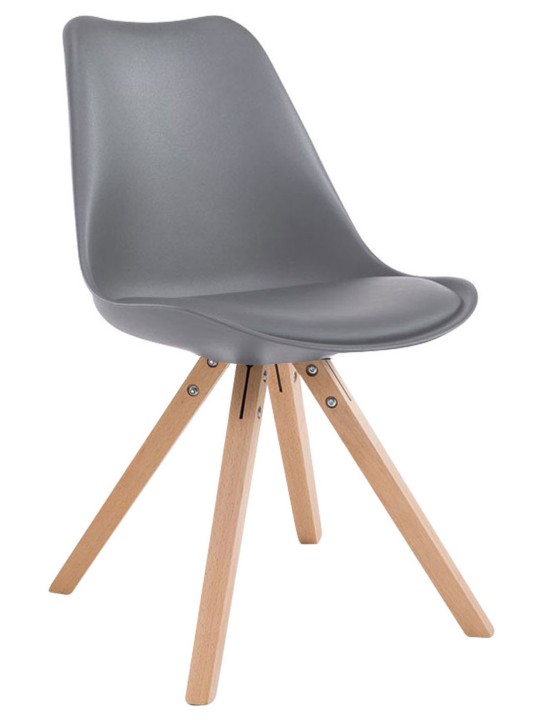 Cadeira para visitantes Toulouse Natura Square, cinza