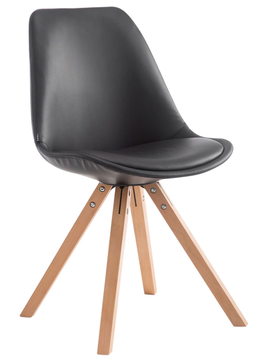 Cadeira para visitantes Laval Natura Square, preto