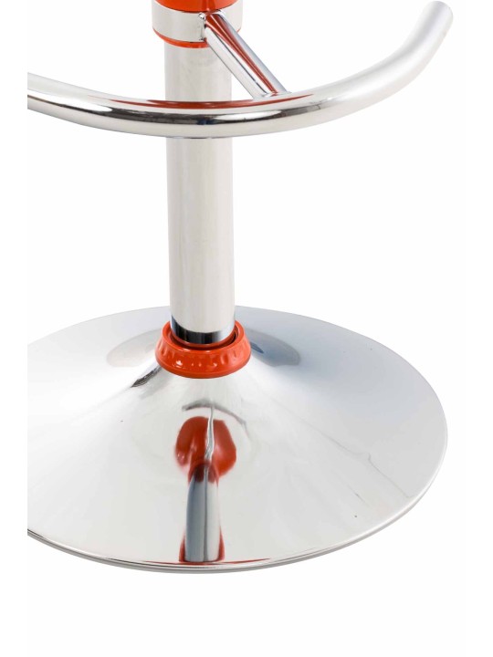 Conjunto de 2 bancos altos Saddle, laranja