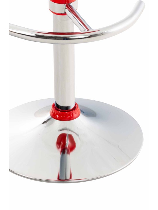 Conjunto de 2 bancos altos Saddle, vermelho