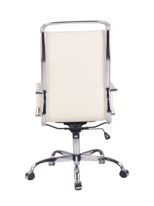 Cadeira de escritório de couro sintético Bedford, creme Cadeira de escritório de couro sintético Bedford, creme
