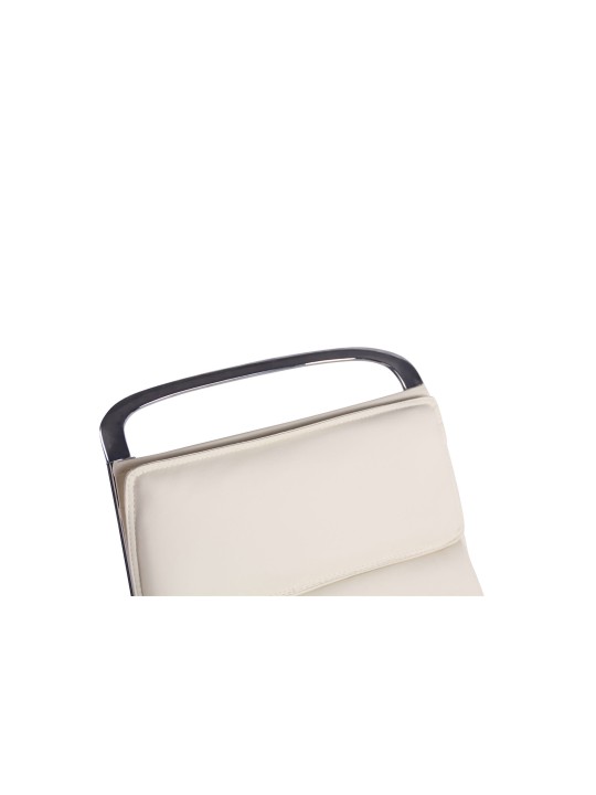 Cadeira de escritório de couro sintético Bedford, creme Cadeira de escritório de couro sintético Bedford, creme