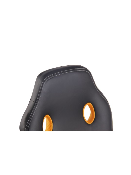 Cadeira de escritório Elbing, preto/amarelo