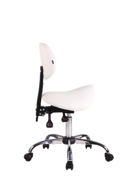 Banqueta de trabalho Stuttgart, branco
