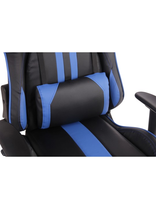 Cadeira de escritório Limit XM couro sintético, preto/azul