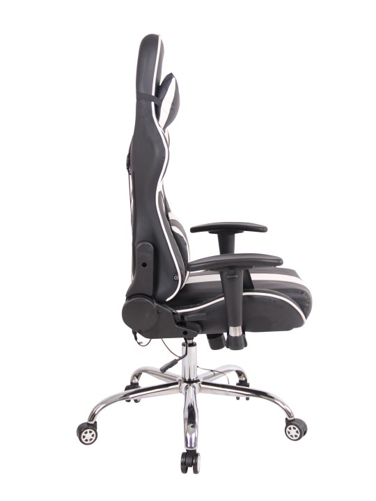 Cadeira de escritório Limit XM couro sintético, preto/branco