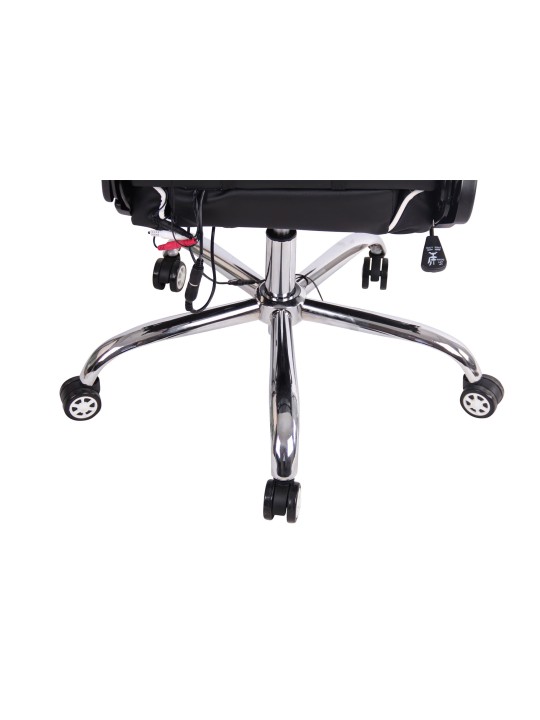 Cadeira de escritório Limit XM couro sintético, preto/branco