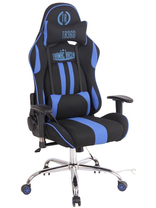 Cadeira de escritório Limit XM tecido, preto/azul