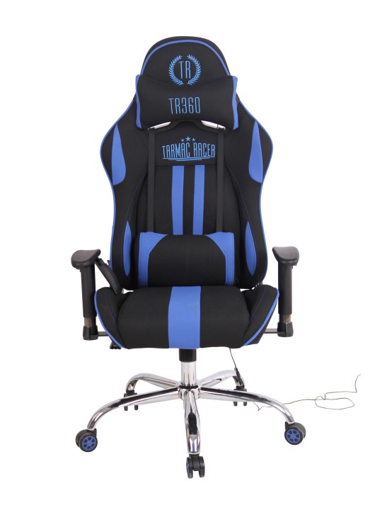 Cadeira de escritório Limit XM tecido, preto/azul