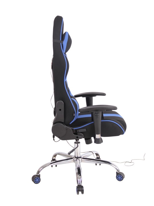 Cadeira de escritório Limit XM tecido, preto/azul