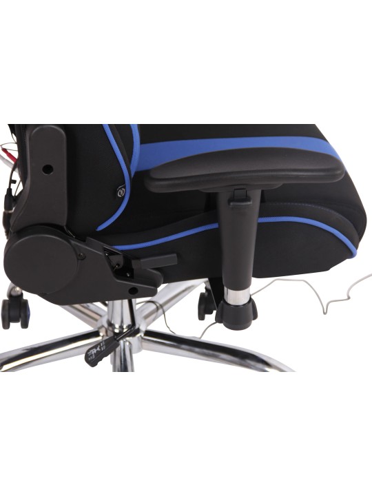 Cadeira de escritório Limit XM tecido, preto/azul