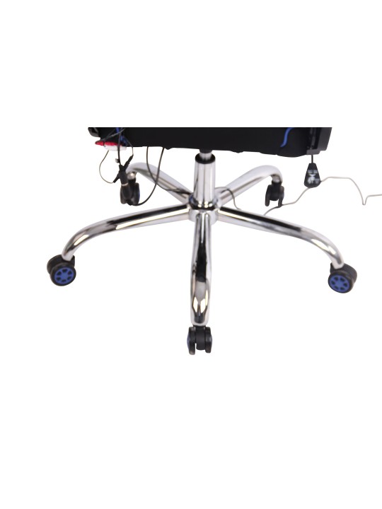 Cadeira de escritório Limit XM tecido, preto/azul