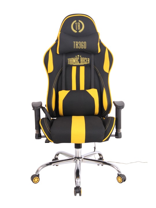 Cadeira de escritório Limit XM tecido, preto/amarelo