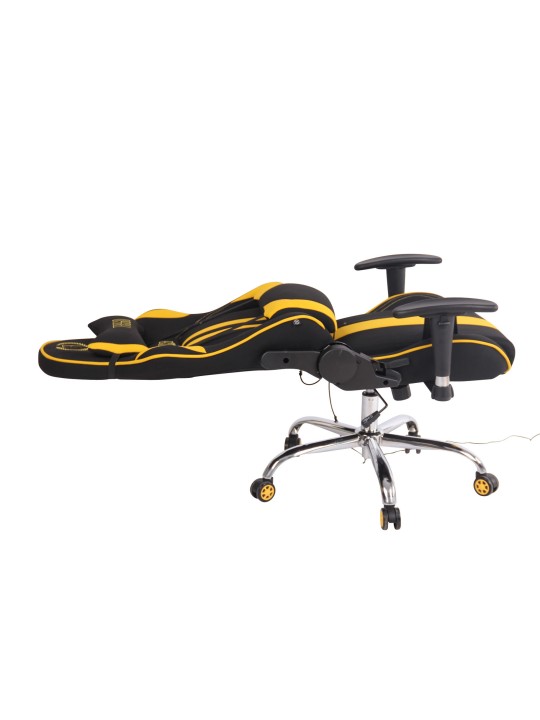 Cadeira de escritório Limit XM tecido, preto/amarelo