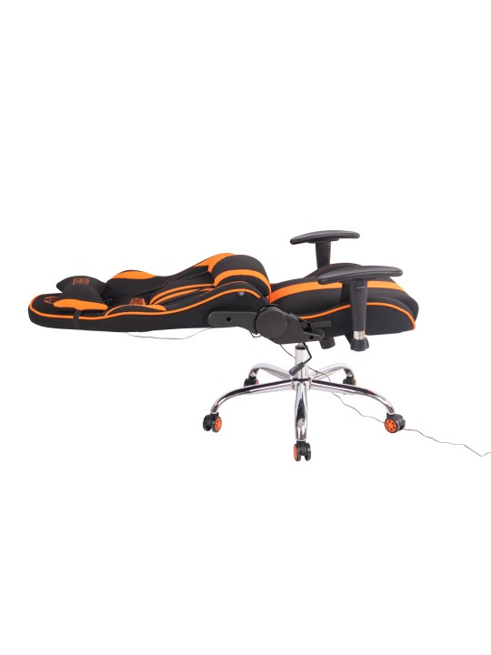 Cadeira de escritório Limit XM tecido, preto/laranja