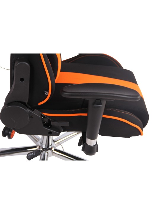 Cadeira de escritório Limit XM tecido, preto/laranja